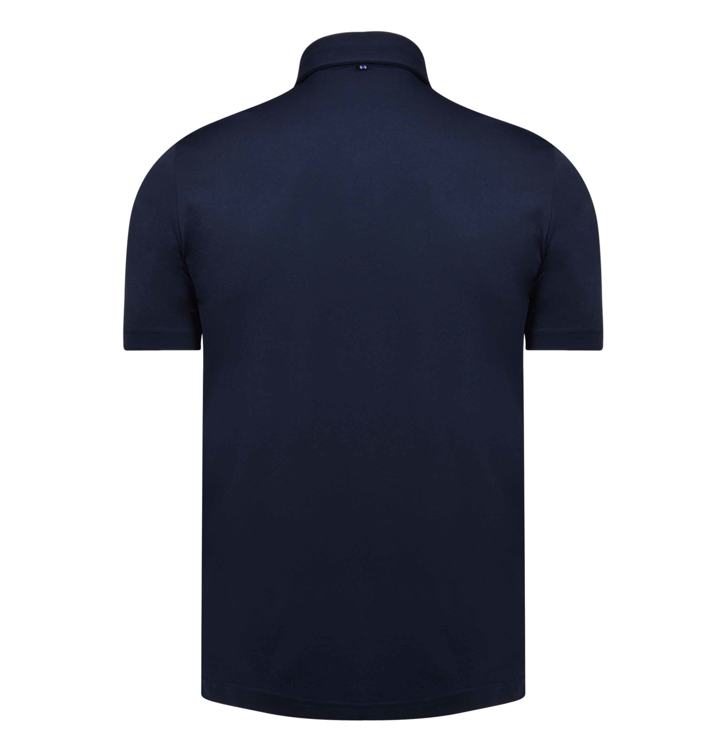 'Ewen' Polo Shirt | Navy Blue | MASHIE