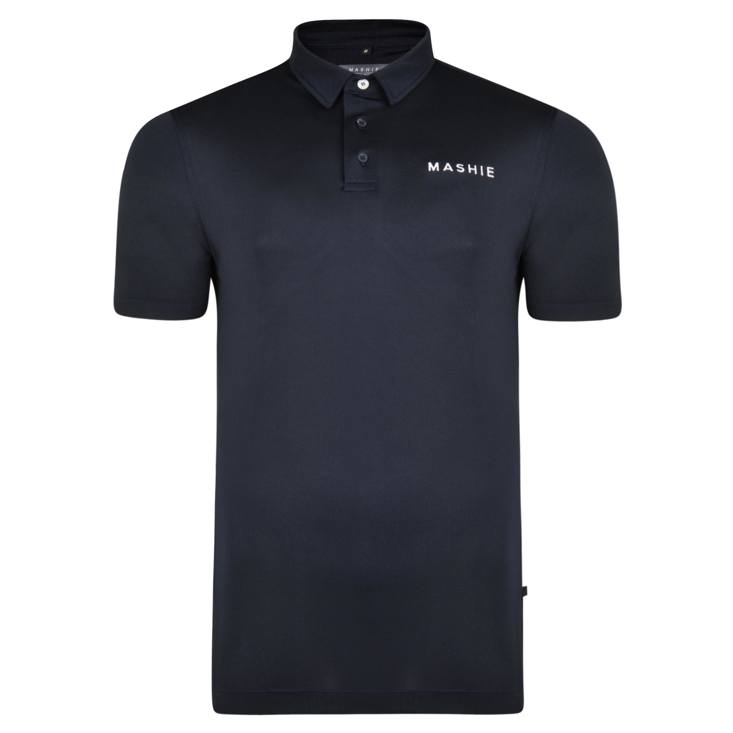'Jedburgh' Tour Polo Shirt | Navy Blue | MASHIE